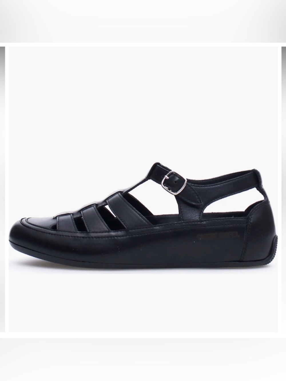 NWT Candice Cooper Rock T-Bar Fisherman Sandal